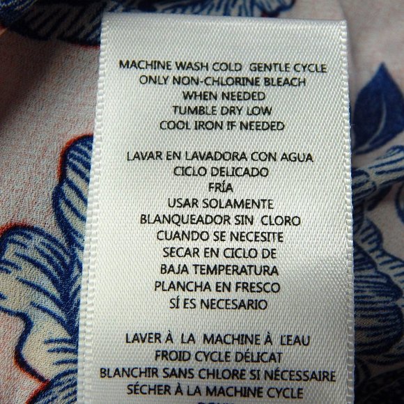 KUT From The Kloth Cold Shoulder Floral Top Size M Pink Blue - Picture 6 of 9